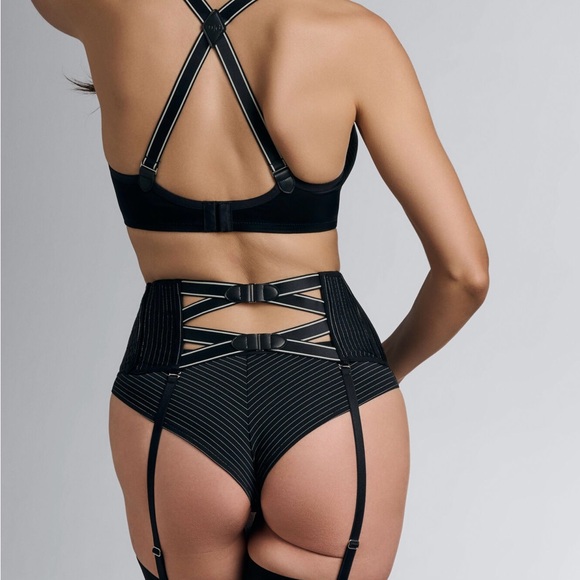 Marlies Dekkers Gloria Pinstripe Balcony Bra NWT - Picture 8 of 11